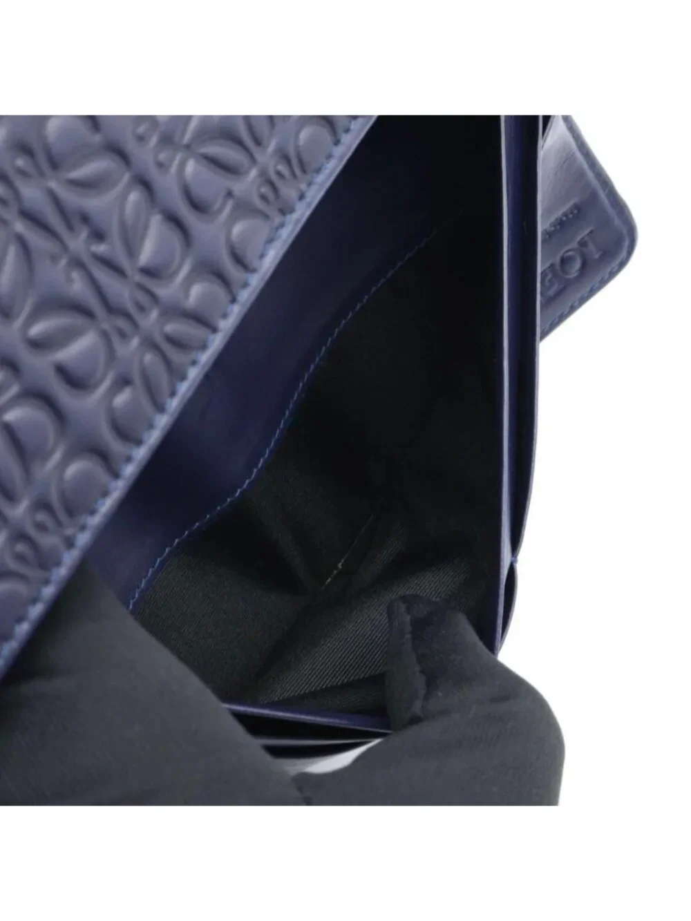 Loewe Repeat Anagram Wallet Navy